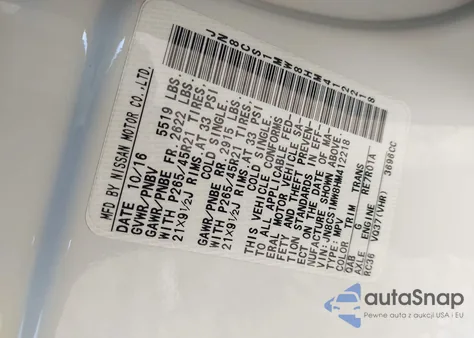 2017 Infiniti Qx70 z USA, uszkodzony, nr VIN JN8CS1MW8HM412218